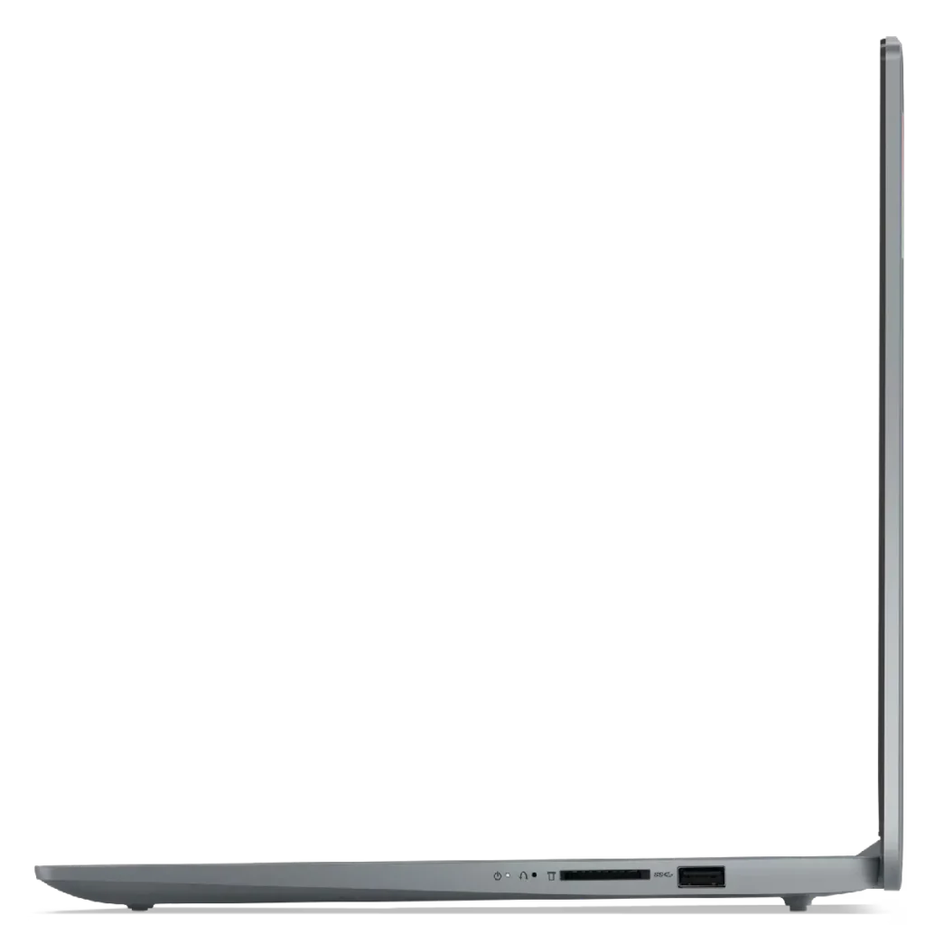 Notebook Lenovo IdeaPad Slim i3 8gb 512gb 5,6" ultra rápido puertos izquierda