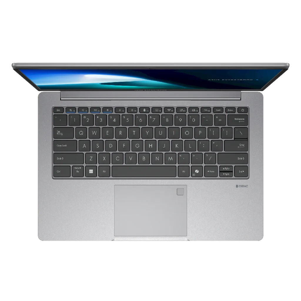 Notebook Asus ExpertBook P1403CVA vista superior del teclado