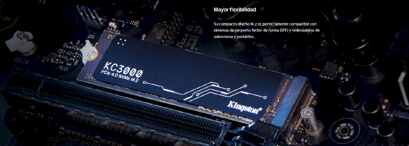 Disco Interno 4TB M.2 2280 NVMe PCIe 4.0 7000MB/s Kingston