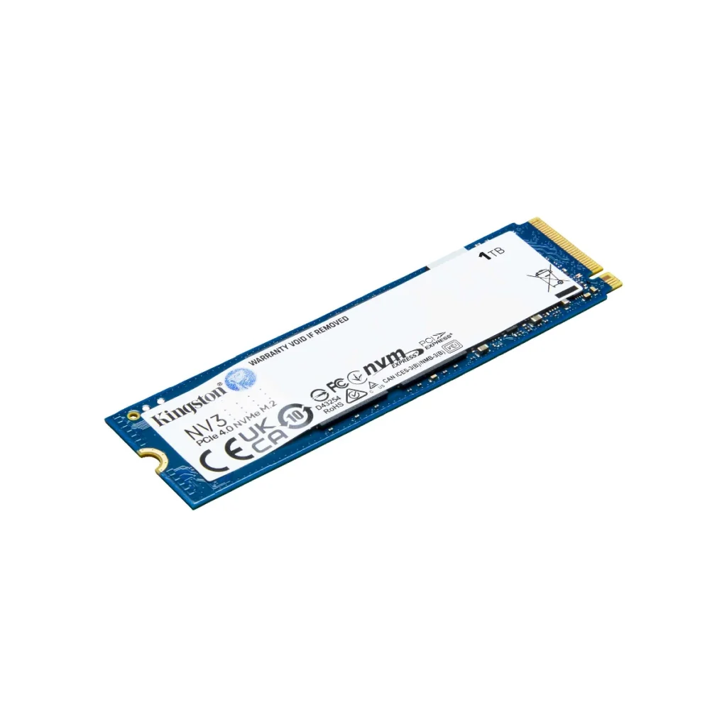 Disco 1TB Kingston NV3 PCIe 4.0 NVMe M.2 2280 SSD