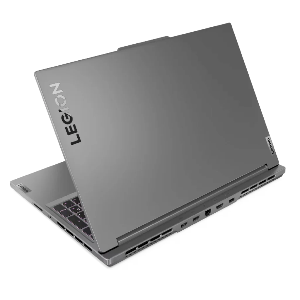 Notebook Lenovo Legion Slim 5 Ryzen 7 16GB 1TB NVIDIA 4060 vista tapa trasera