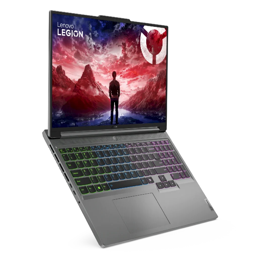 Notebook Lenovo Legion Slim 5 Ryzen 7 16GB 1TB NVIDIA 4060 semi extendido de frente