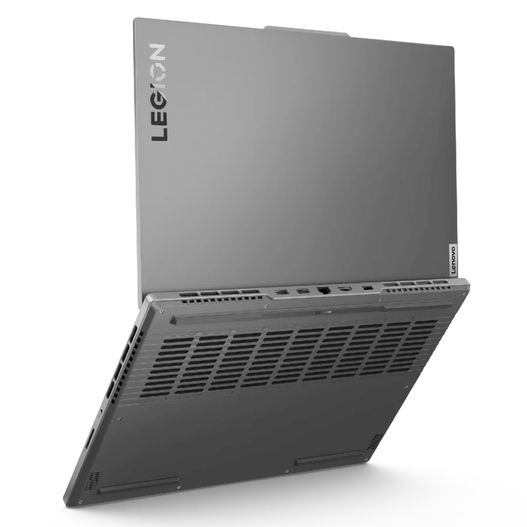 Notebook Lenovo Legion Slim 5 Ryzen 7 16GB 1TB NVIDIA 4060 semi extendido atras