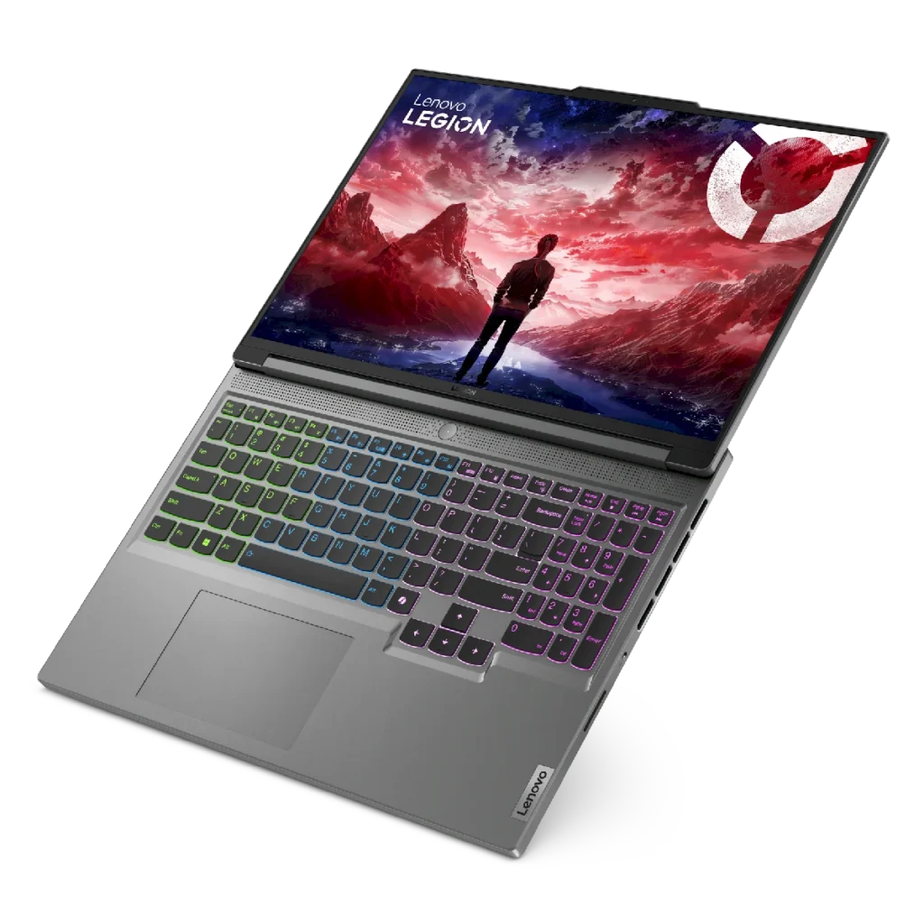 Notebook Lenovo Legion Slim 5 Ryzen 7 16GB 1TB NVIDIA 4060 extendido 180 frontal