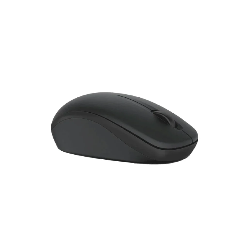 Mouse Dell inalámbrico Negro WM126 perfil derecho