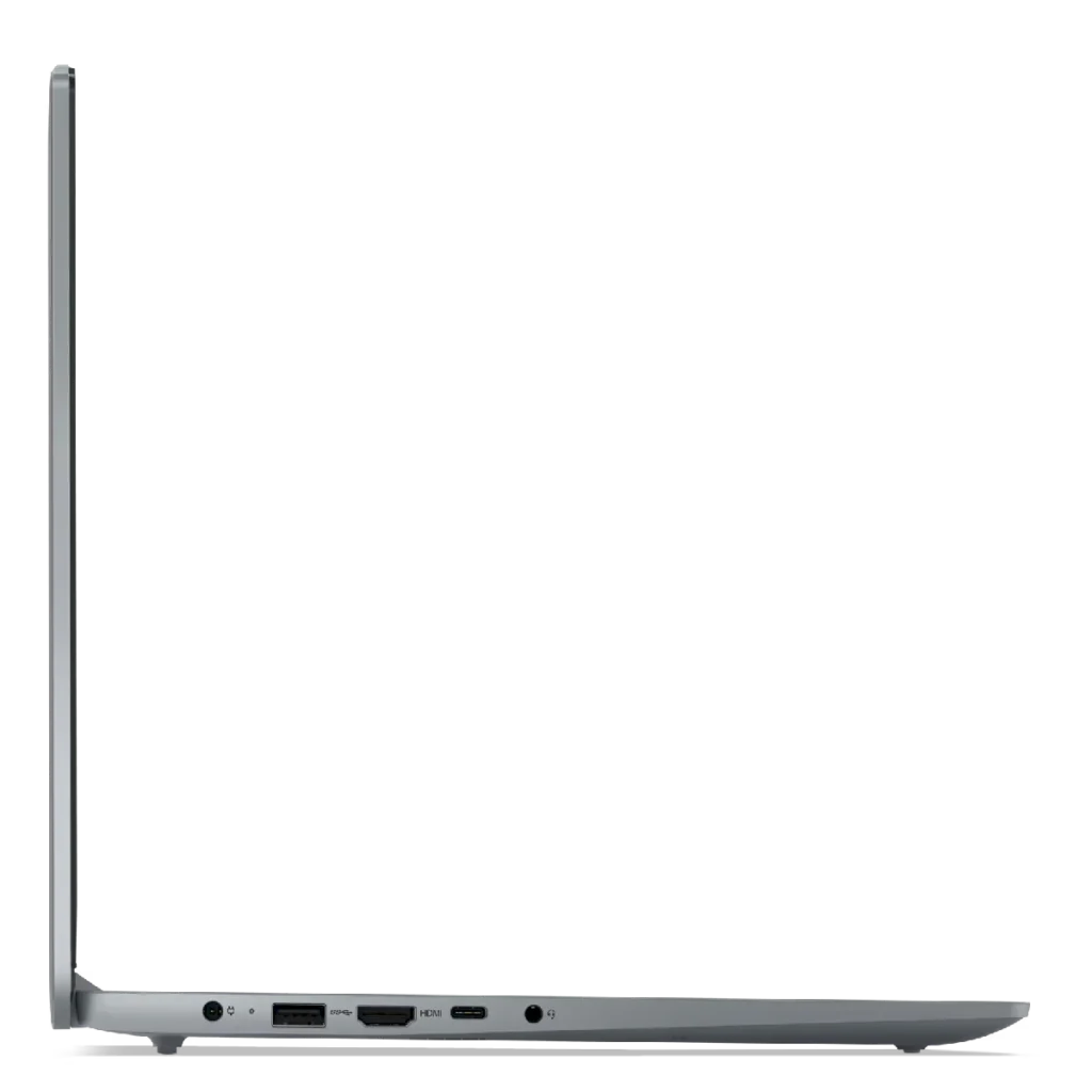 Notebook Lenovo Slim 3 Ryzen 5 8GB 512GB SSD costado derecho
