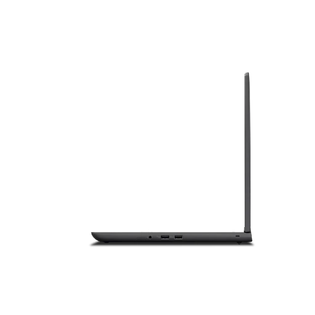 Notebook Lenovo ThinkPad P16v Ryzen 7 16gb 1tb NVIDIA 4g perfil izquierdo