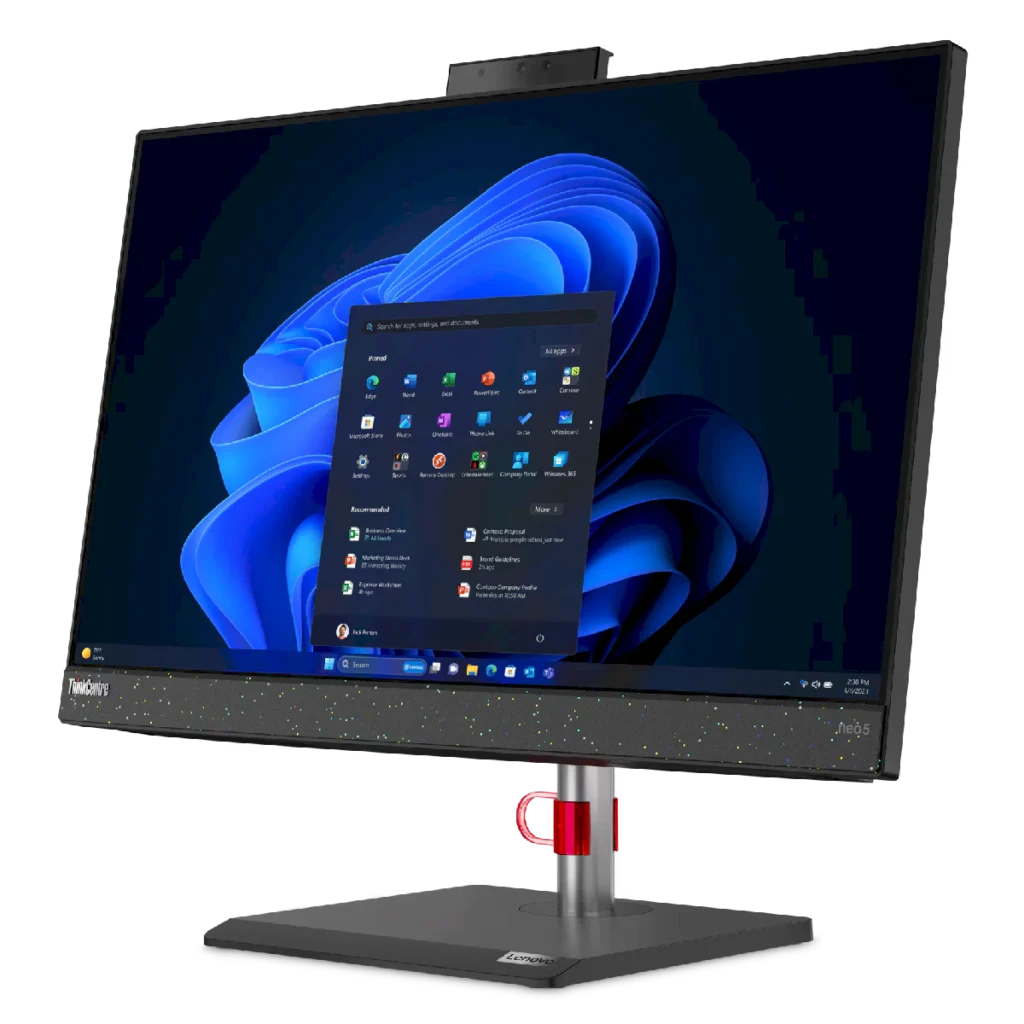 Computador todo en uno Lenovo ThinkCentre neo 50a Gen4 i7 16GB 512GB SSD 23.8" costado