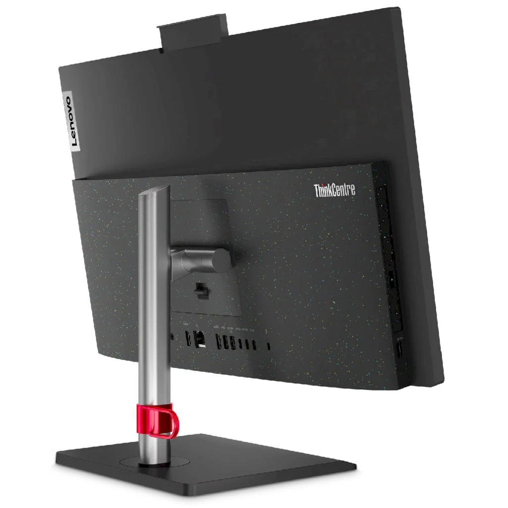 Computador todo en uno Lenovo ThinkCentre neo 50a Gen4 i7 16GB 512GB SSD 23.8" perfil trasero derecho