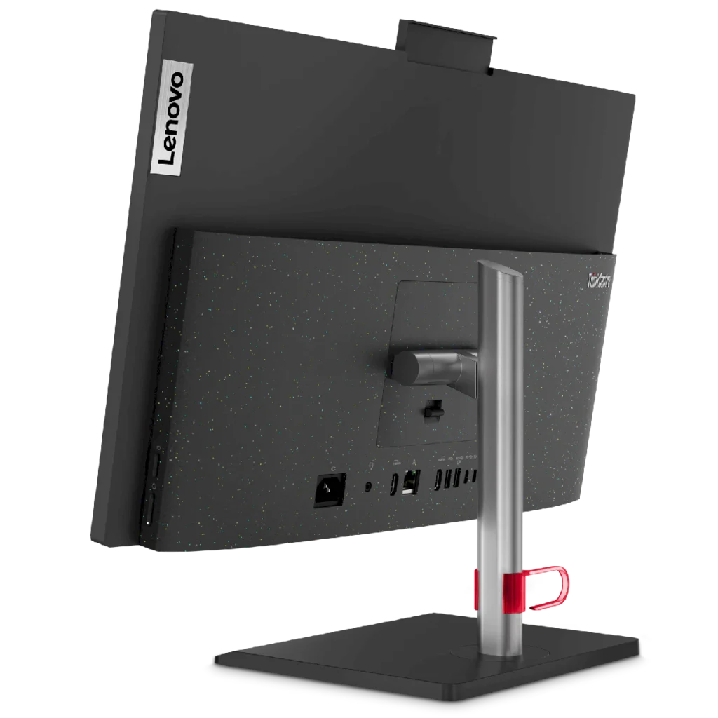 Computador todo en uno Lenovo ThinkCentre neo 50a Gen4 i7 16GB 512GB SSD 23.8" perfil trasero izquierdo