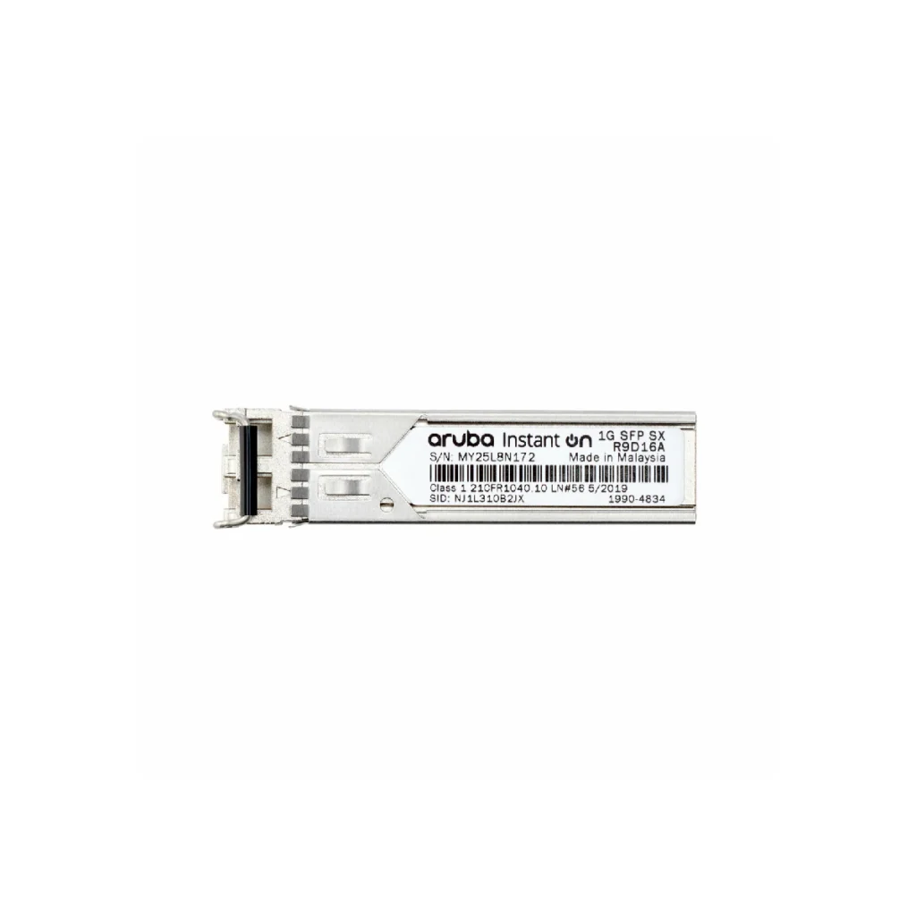 Transceptor HPE Aruba 1G SFP LC SX 500 metros OM2 R9D16A