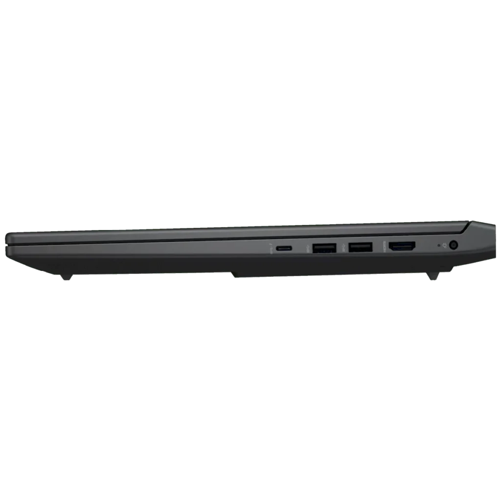 Notebook HP Victus i7 16gb 1tb NVIDIA RTX 4060 16 puertos lado izquierdo