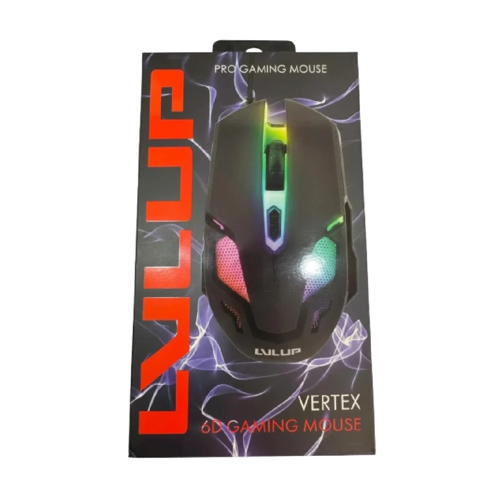 Mouse Gamer LvlUp Vertex 5 botones cable USB