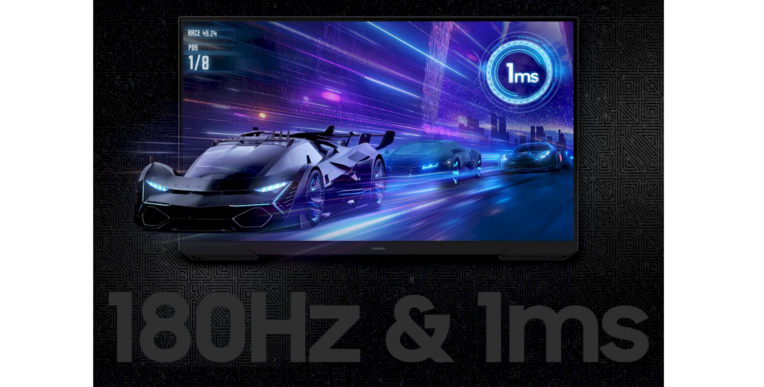 Reacciona en tiempo real, 180Hz y 1ms