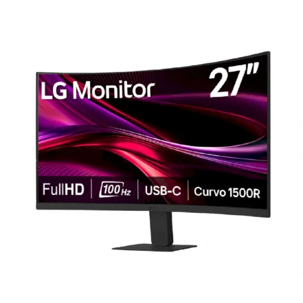 Monitor LG Curvo 27″ VA FHD HDMI USB-C 100Hz principal