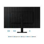 Monitor Samsung ViewFinity S7 32" 4K UHD S70UD VA DP HDMI 60Hz conectores