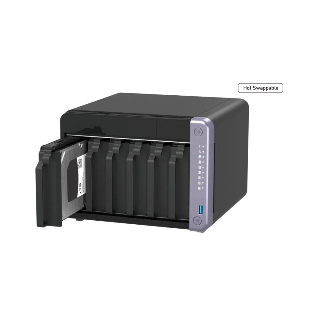 Servidor NAS QNAP TS-632X 6 bahías 4GB red 10GbE