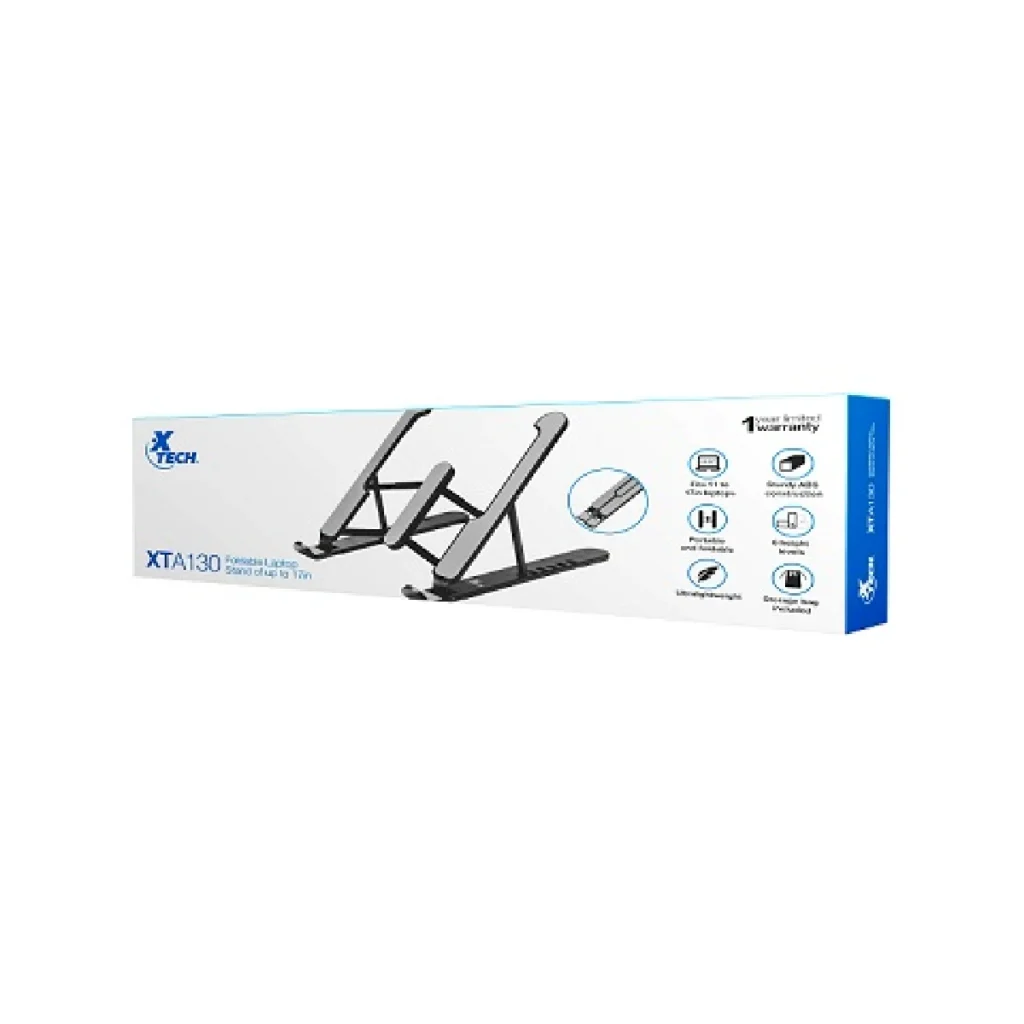 Soporte notebook plegable portátil hasta 17" Xtech Empaque