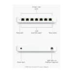 Switch Ubiquiti USW Ultra 60W 8 puertos GbE PoE+ PoE++ L2