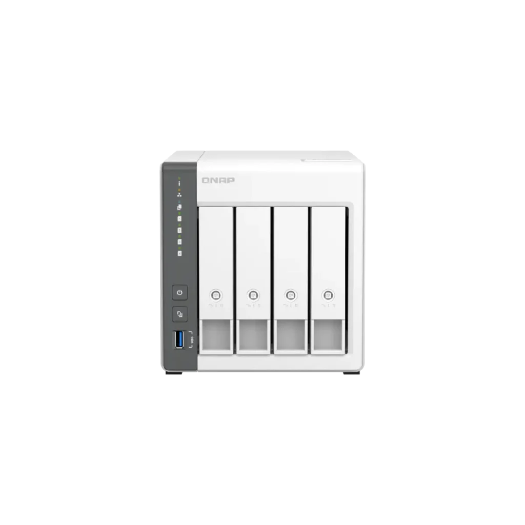 Servidor QNAP TS-433-4G 4 Bahías 4GB de frente