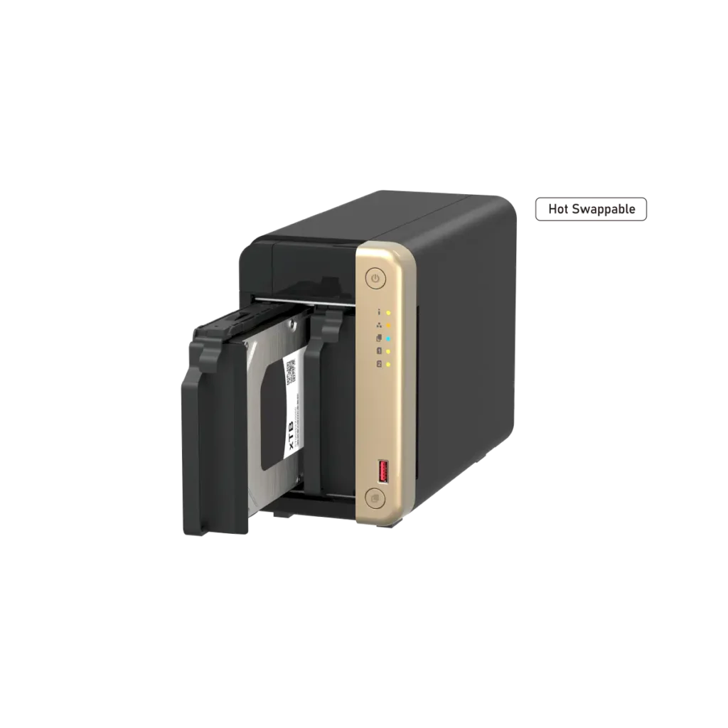 Servidor NAS QNAP TS-264-8G 2 bahías 2.5GbE