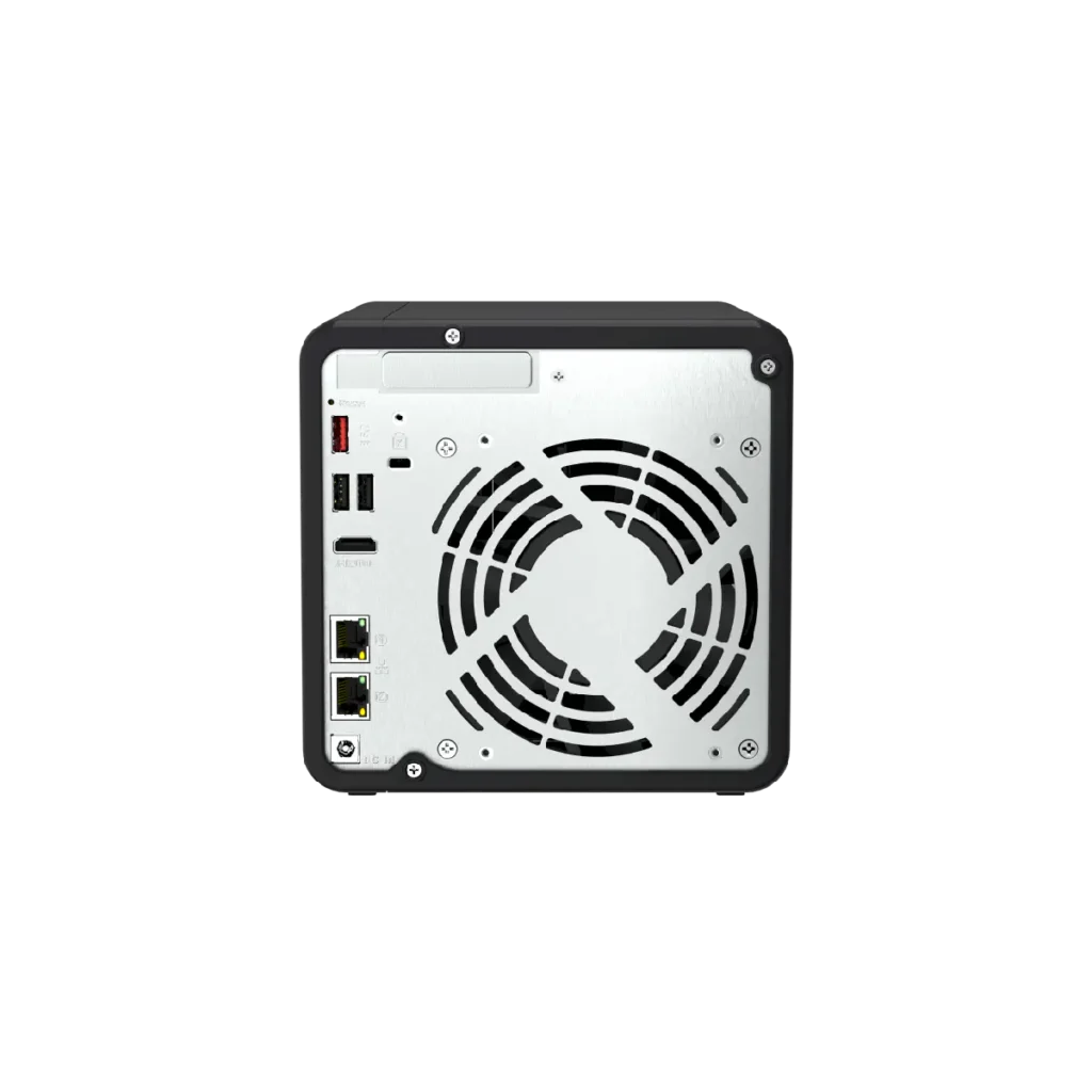 Servidor NAS QNAP TS-464-8G 4 bahías 8gb ram 2.5GbE atras