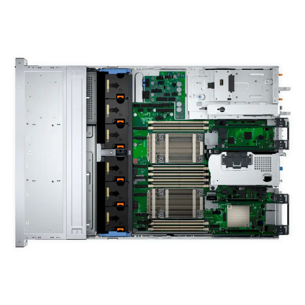 Servidor Dell R760xs interior