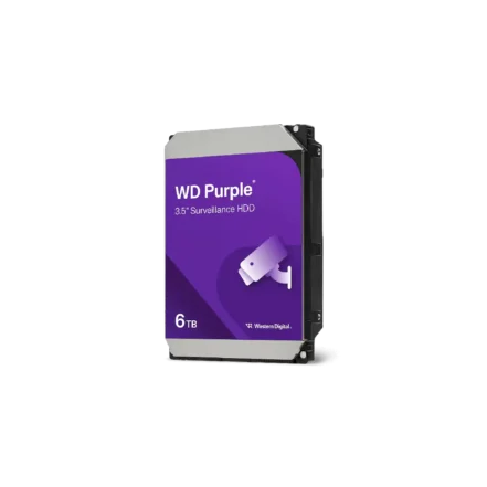 Disco Duro 6TB para Video Vigilancia WD Purple SATA 5400 rpm 3.5″ 24/7