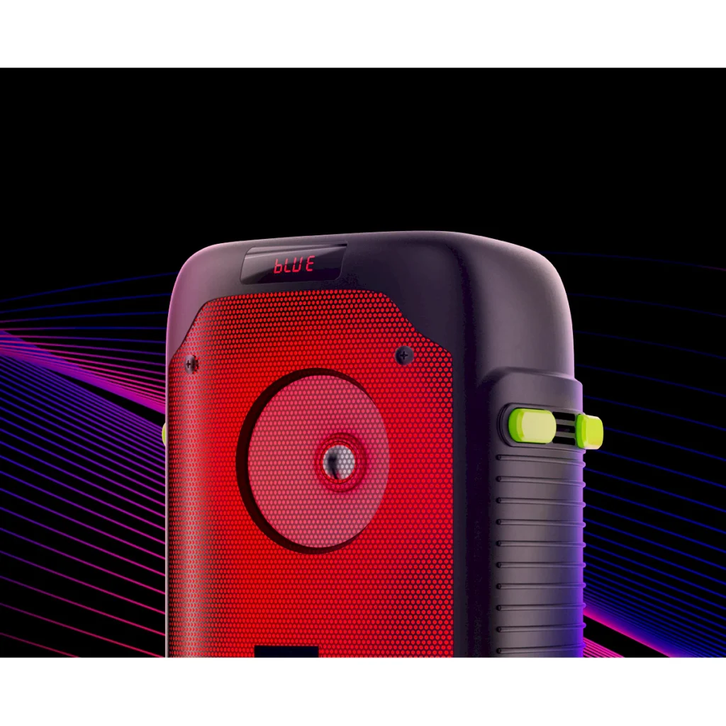 Parlante KlipX BoomFire 1200 Watts luces Led Flameante