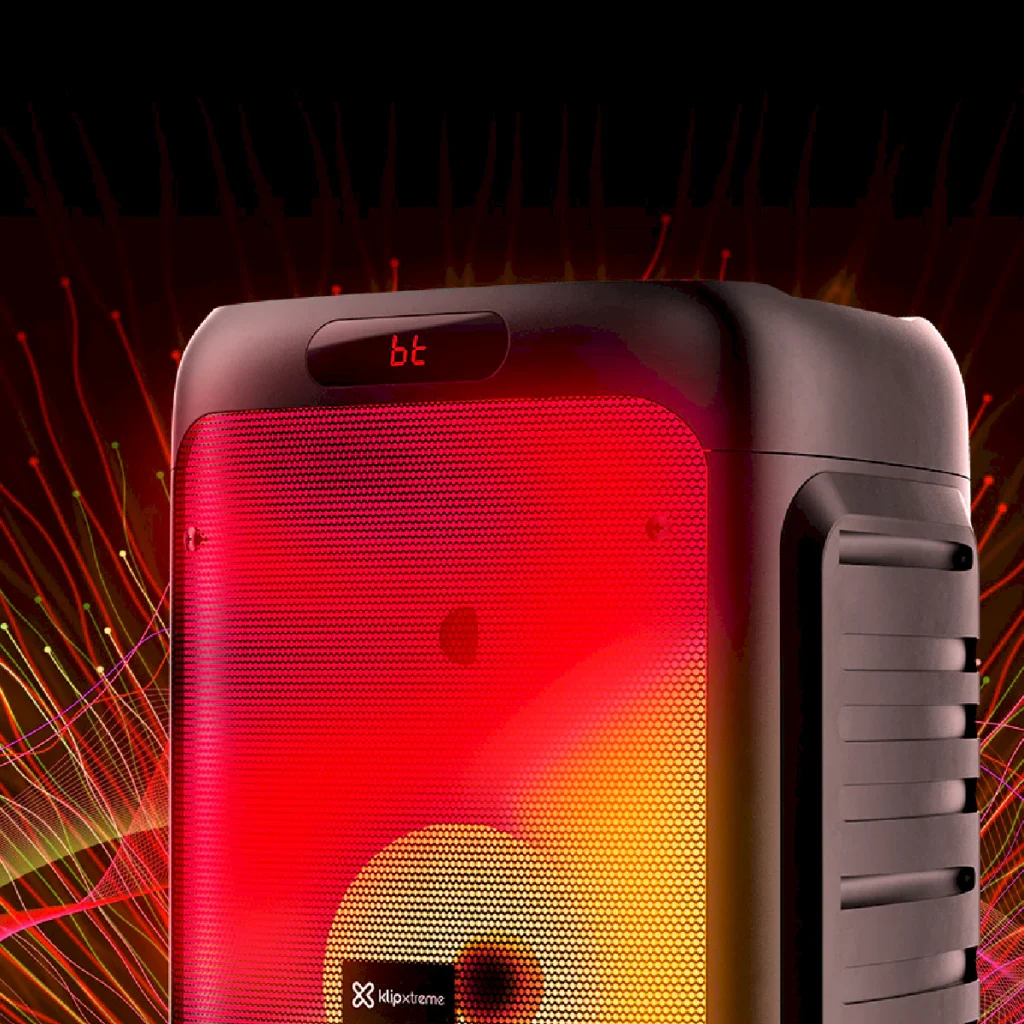 Parlante BoomFire X 1500W subwoofer 8" Led