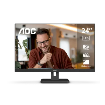 Monitor AOC 24E3H2 de 24" FullHD, Panel IPS, 100Hz y 4ms principal