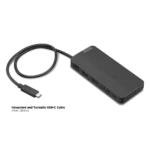 Hub Lenovo USB-C para dos pantallas 4K, Incluye Cargador de 100W
