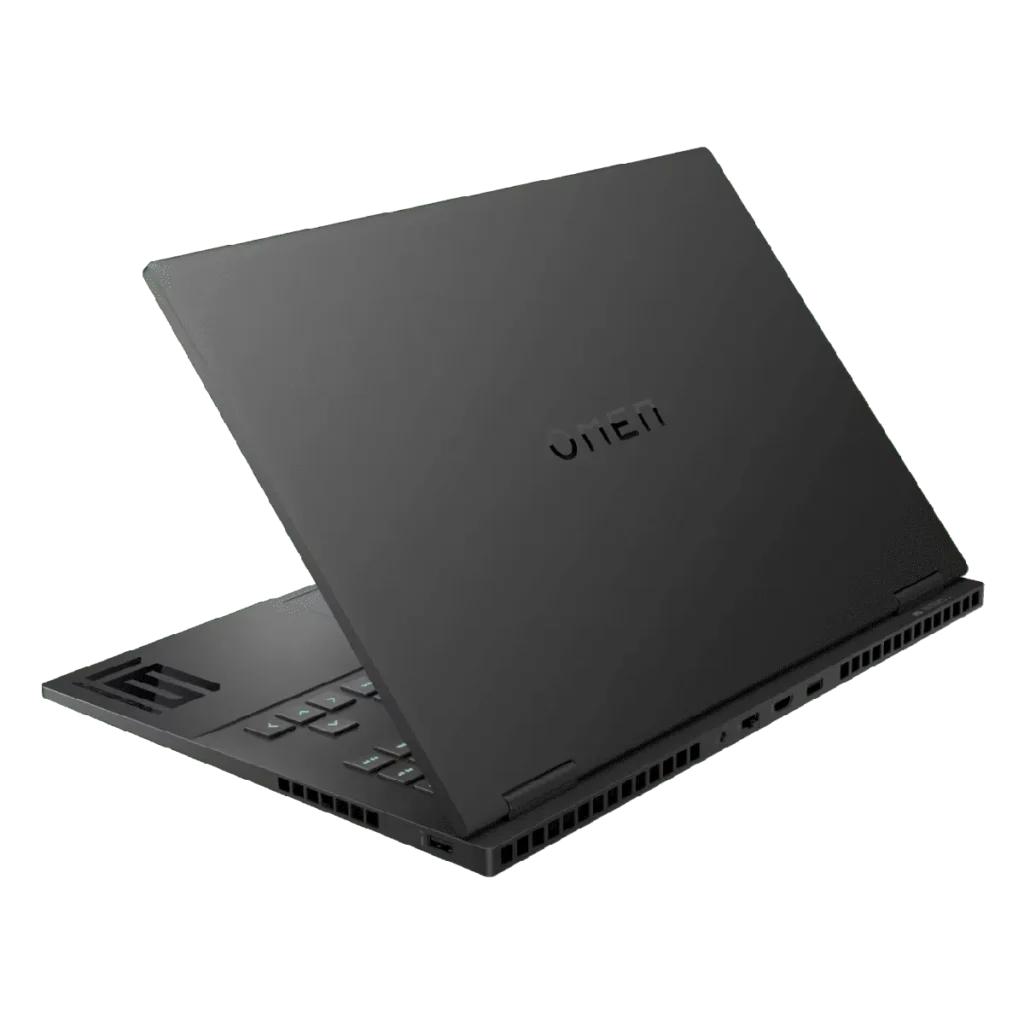 Notebook HP OMEN 16-xf0005la, atras.
