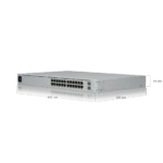 Switch Ubiquiti Pro 24 PoE 400W 24p 2SFP+ 10G capa 3 Rack, medidas.
