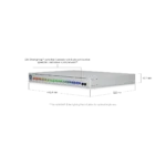 Switch Ubiquiti Pro Max 24 PoE 400W USW-Pro-Max-24-PoE, medidas.