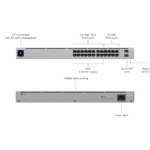 Switch Ubiquiti Standard 24 PoE 95W 2 SFP req UniFi, especificaciones.