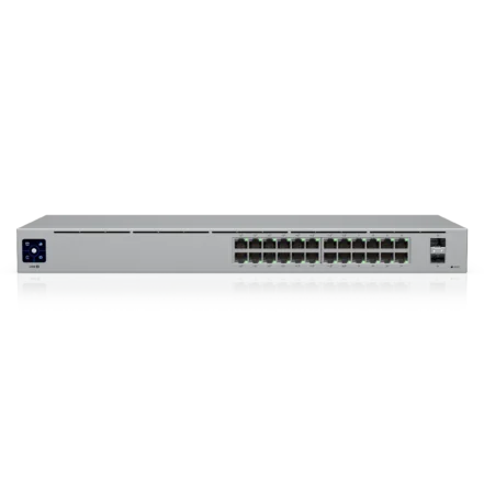 Switch Ubiquiti Standard 24 PoE 95W 2 SFP req UniFi, Principal.