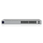 Switch Ubiquiti Standard 24 GbE 2 SFP RS232 req UniFi Admin, Principal.
