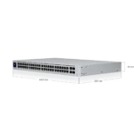 Switch Ubiquiti Standard 48 PoE 195W, medidas.