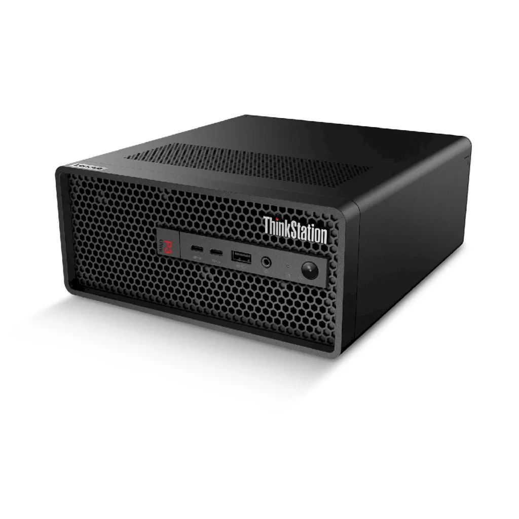 Workstation Lenovo ThinkStation P3 Ultra, vista vertical