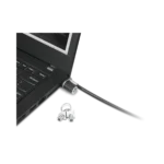 Cable con Candado NanoSaver Lenovo Essential 2 llaves vista conectado a u notebook