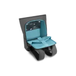 Mochila Gaming Lenovo Legion GB400 de 16" aberta con vista a bolsillos interior