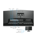 Monitor BenQ PD3205U Diseño 31.5" 60Hz 4k Usb-C SRGB99 Hdr10, PUERTOS Y CONECTORES