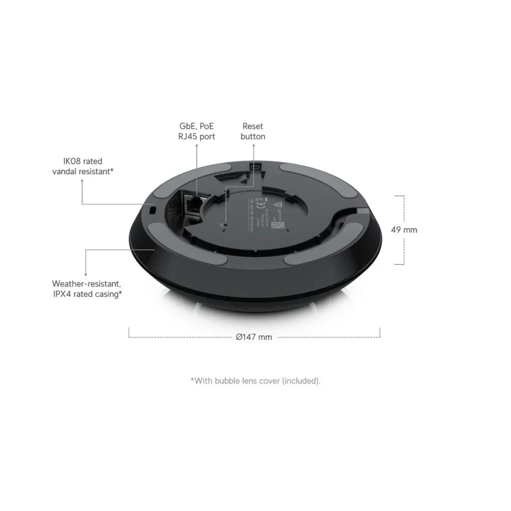 Camara Ubiquiti AI 360 White 2K PoE 360ºPTZ Indoor/outdoor