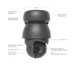 Camara Ubiquiti AI PTZ Industrial 4K PoE++ PTZ enhanced