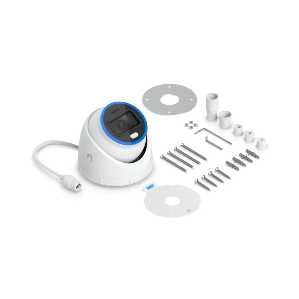 Camara Ubiquiti AI Turret White 4K PoE+ All-weather vandal-proof, in the box