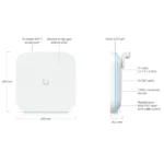 Access Point Ubiquiti E7 Campus WiFi7 44W 11.5Gbps sin inyector