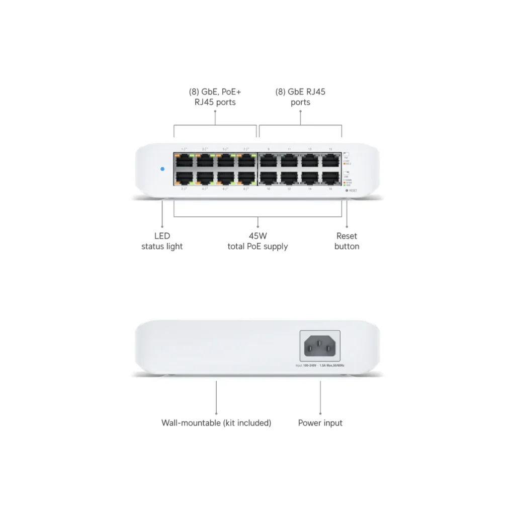 USW-Lite-16-POE - datasheet
