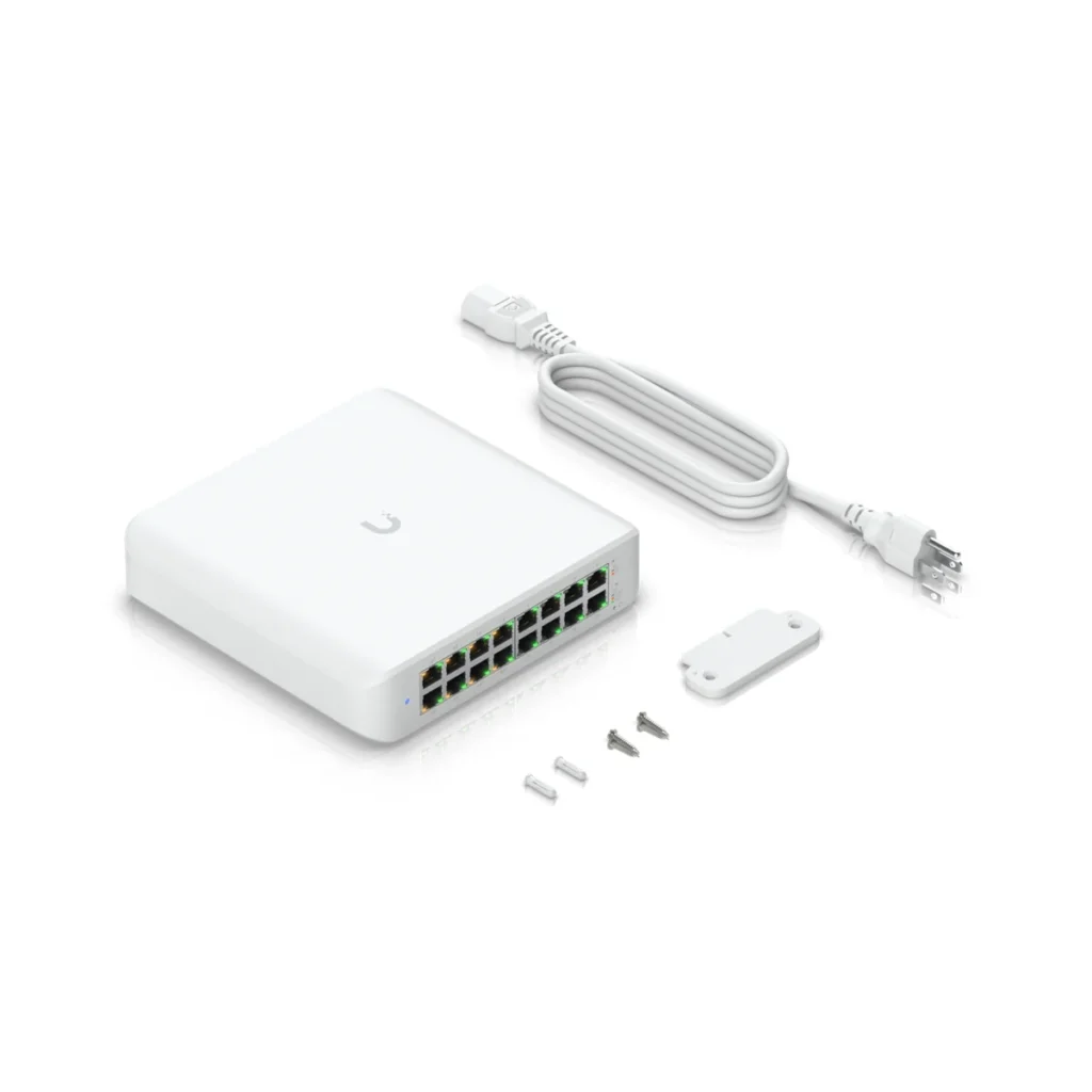 USW-Lite-16-POE - in the box