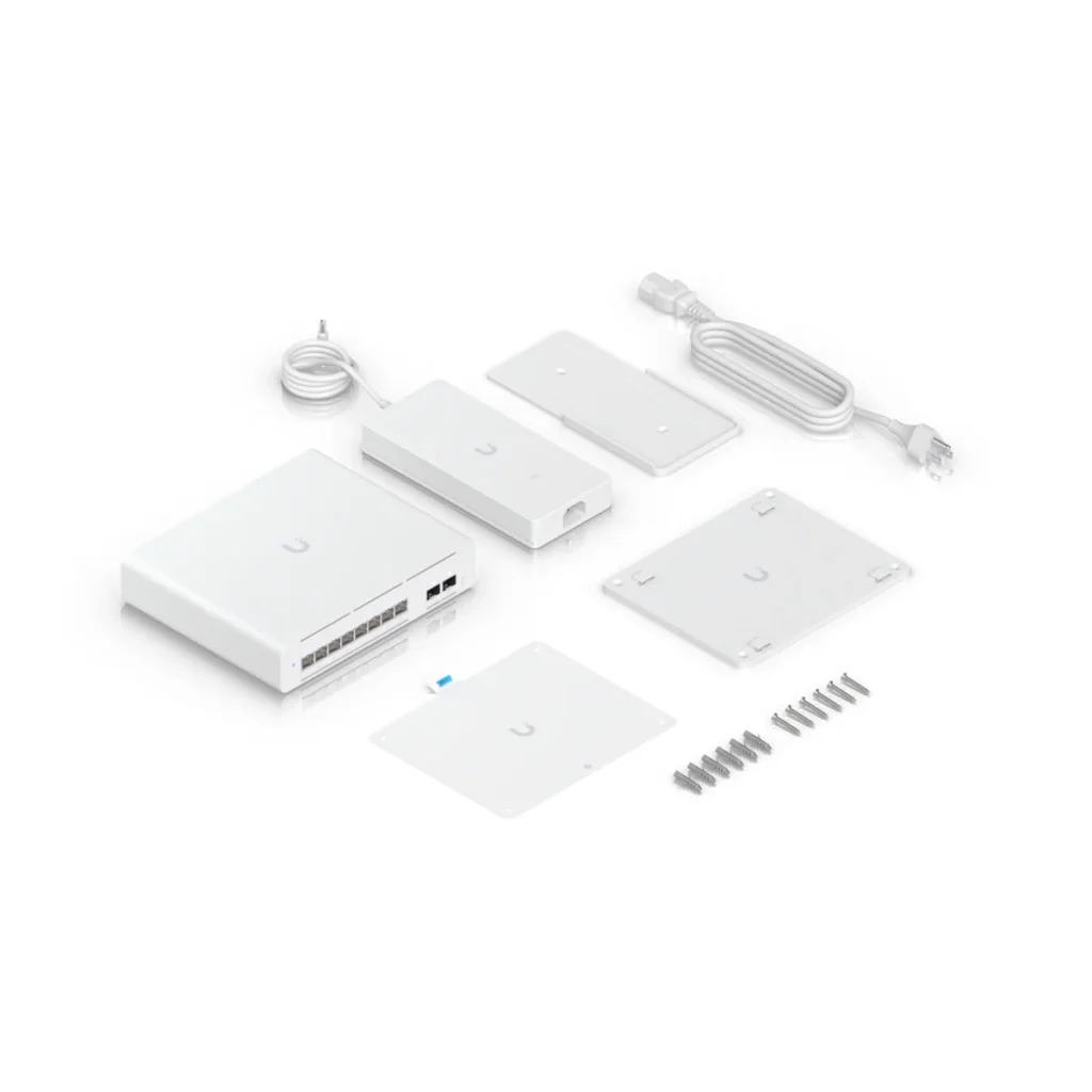 Switch Ubiquiti Pro XG 8 PoE, in the box